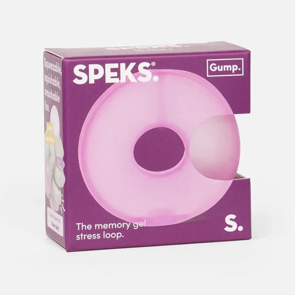 🔥Speks Gump Memory Gel Squeeze Loop Moon Jelly BNWT🔥